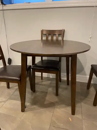 1 dining table+4 chairs, View more