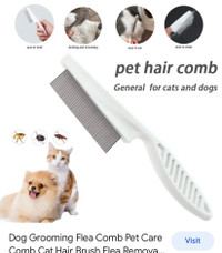 Dog/Cat Flea Comb Hair Brush  