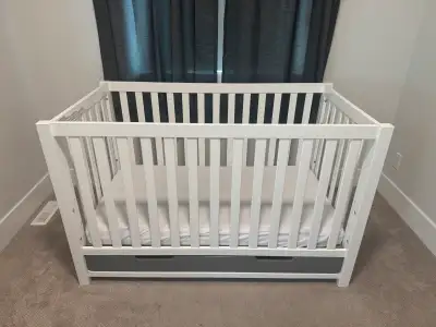 Zoey Convertible Crib - Caramia Furniture, View more