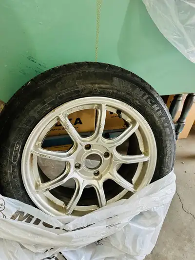 185 60 R15 used one season , don’t have a car that it fits now. Fits all 4 lug Japanese vehicles , p...
