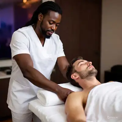 massothérapeute  professionnelle homme, View more