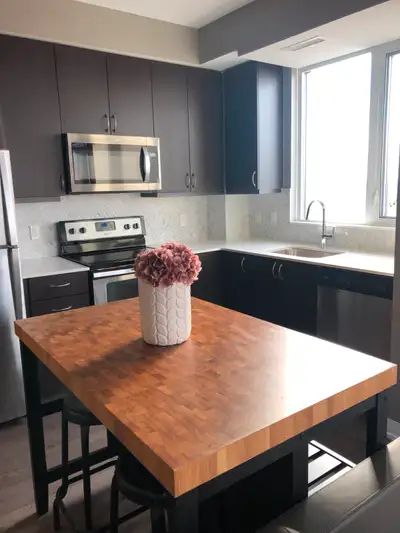 Luxury fully furnished 1 bedroom condo for rent in Markham