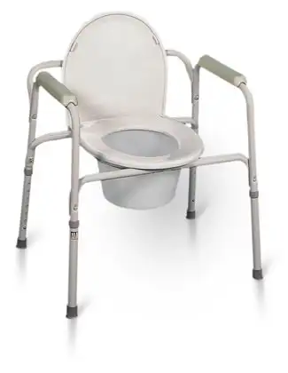 Slightly Used Standard Height Adjustable Commode, Shower Chair., View more