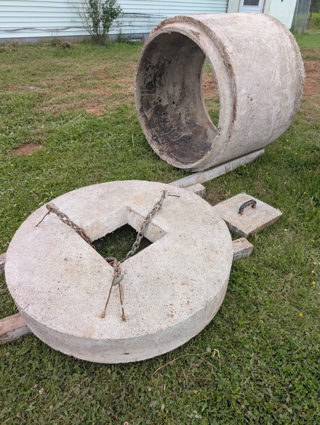 36" Concrete Well crock and Cover with Access. in Other in Truro
