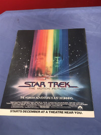 1979 Star Trek Motion Picture Original Magazine Ad