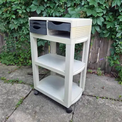 Rolling Plastic Utility Storage Cart, View more
