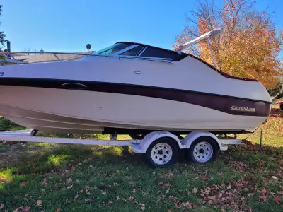 Selling our beautifully well cared for -water ready cuddy cabin 21 ft crownline boat. Trailer includ...