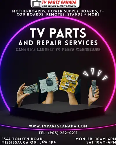 Looking for affordable TV parts or repair services? We’ve got you covered! Visit our shop for: Open-...