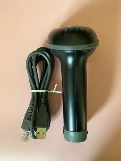 Barcode Scanner Portable USB Wired Laser Barcode Reader Compatible for POS System, Windows, MAC, Lin...