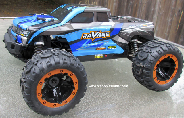 RC Electric Truck 1/16 Scale LIPO Battery 4WD RTR in Hobbies & Crafts in Lethbridge - Image 4