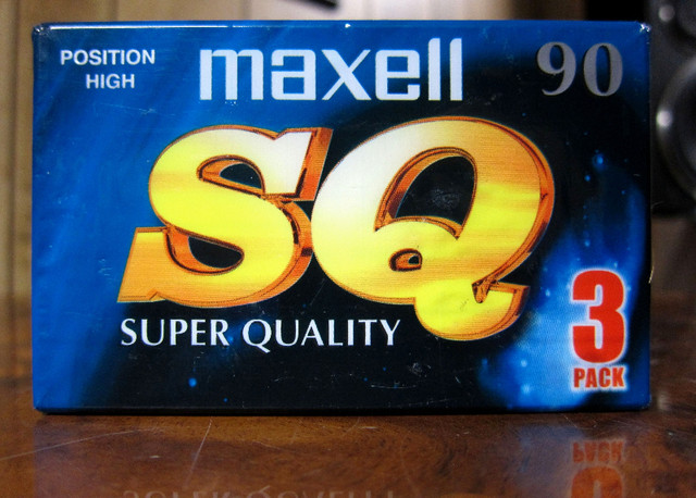 MAXELL TYPE II SQ 90 CASSETTE x3 BUDGET VERSION OF XLII UK MADE in Stereo Systems & Home Theatre in Ottawa - Image 4