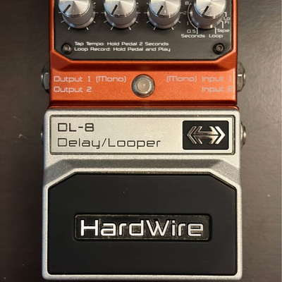 DigiTech HardWire DL-8 Delay/Looper Pedal, View more