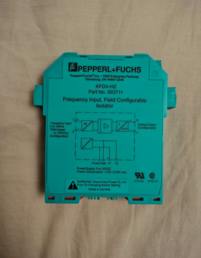 PEPPERL+FUCHS FIELD CONFIGURABLE ISOLATOR SIGNAL CONVERTER in Other Business & Industrial in Markham / York Region
