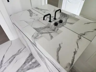 ✨ Marble Kitchen Countertops | Custom Slabs & Vanity Tops ✨, View more