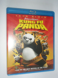 KUNG FU PANDA blu-ray film,2008,Dreamworks,88 min.,comme neuf.