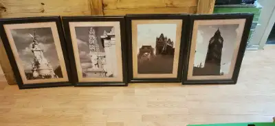 Set of 4 photos of London, England, View more