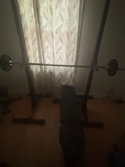 orion bench + bar + stand need gone ASAP, View more
