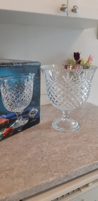 Shannon Crystal Footed Centerpiece Bowl