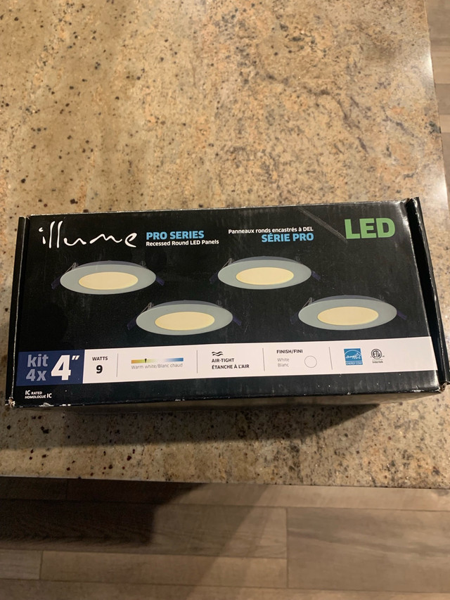 4” LED wafer style pot lights  in Electrical in Saskatoon
