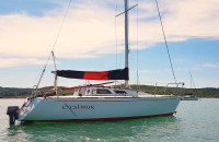 1984 Olson 25 sailboat for sale – Located at Sylvan Lake Alberta