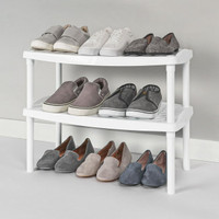 Tablettes empilables pour rangement chaussures