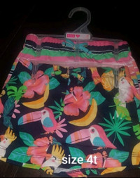 Girl's size 4t set of 2 shorts (new with tag)