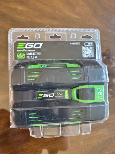 Price is negotiable, brand new, factory-sealed EGO Power+ 56V 5.0Ah ARC Lithium Battery (Model: BA28...