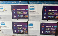SAMSUNG PHILIPS TCL LG SMART ANDROID 4K TVS