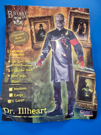 Halloween Costume Deguisement - Dr. Illheart Brom Adulte XL