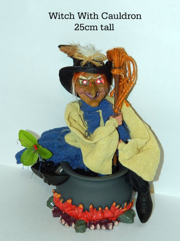Halloween Costumes & Witch with Cauldron & Pumpkin Pins in Costumes in Oshawa / Durham Region - Image 3