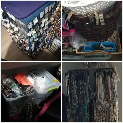 New massive collection of over 300 lbs of assorted jewellery, perfect for resellers, collectors, or...