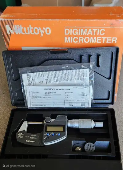 Mitutoyo 293-340-30 Digimatic Outside Micrometer, View more