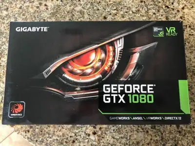 Gigabyte GeForce GTX 1080 GPU Graphics Card **$230, View more