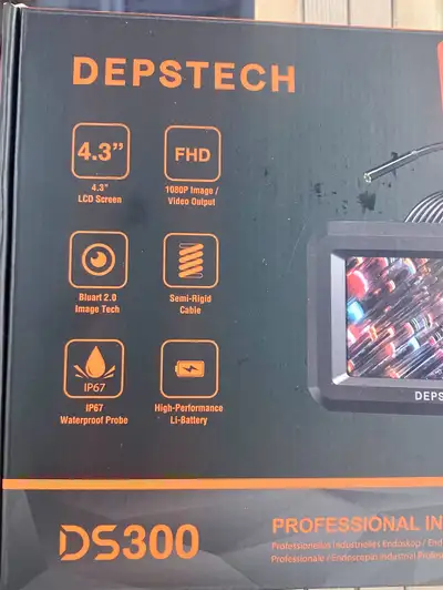 4.3" LCD Screen 1080p HD Digital Endoscope Inspection Camera, View more