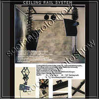 Four Head Photo Studio Lighting Support Ceiling Rail System