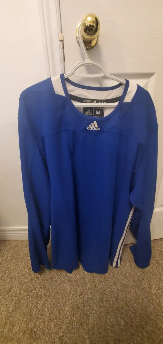 Adidas Pro Practice Hockey Jersey - Size 56 - Royal Blue - Blank
