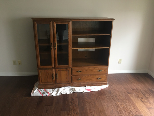 Solid wood Entertainment Unit in TV Tables & Entertainment Units in Thunder Bay