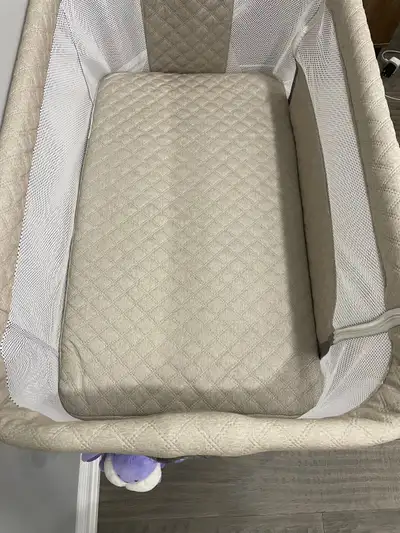 Baby Bassinet with two Waterproof Mattresses and two sheets, View more