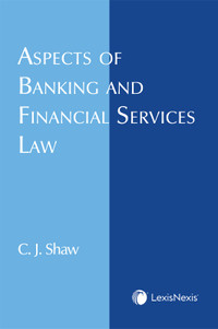 Aspects of Banking and Financial Services Law 9780433514824