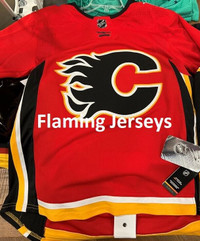 Size 50 Men Calgary Flames adidas Jersey
