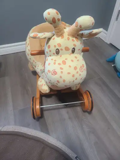 Hello we have a Giraffe rocking chair for sale in good condition. Asking 30$