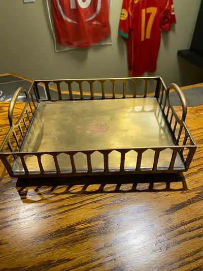 Vintage Brass Serving Tray 7”x 9”, View more