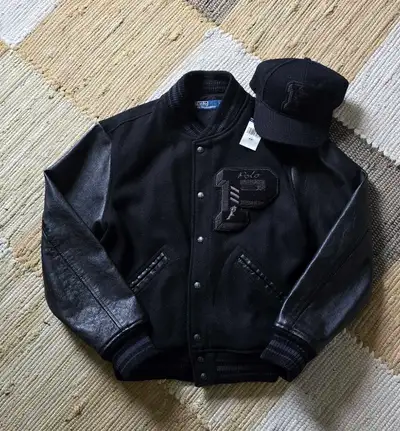 Polo Ralph Lauren Iconic Wool Leather Varsity Jacket M, View more