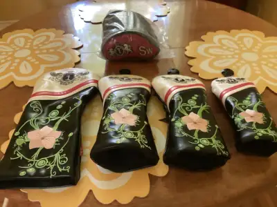 4 Pce Golf Covers-Driver, 5 Wood, 3 Wood and Fairway Covers, View more