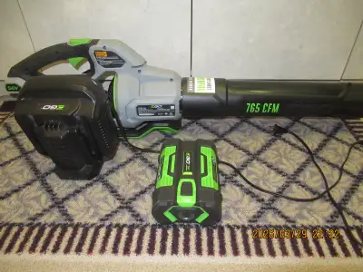 I have a ego snow or leaf blower with charger and battery i have hardly used it ,its just to heavey...