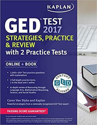 GED test 2017 Van Slyke 9781506209272