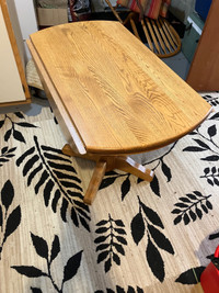  Drop leaf table and four chairs