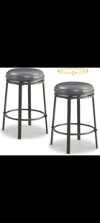 Swivel Bar Stools-Set of 2, View more