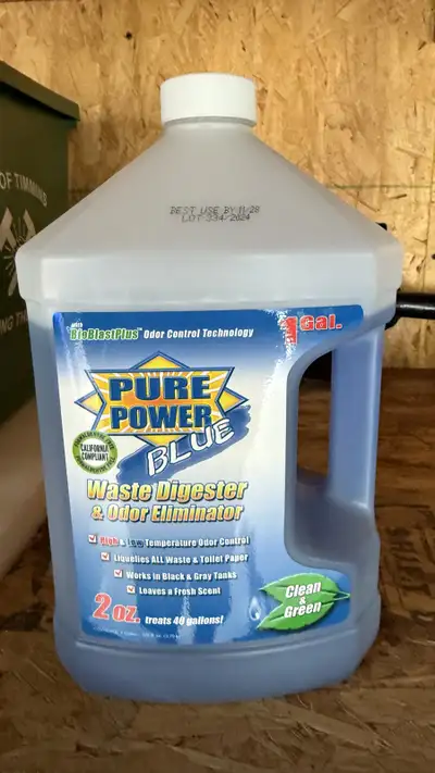 Almost one full gallon. Sells for $60 and on sale for $45 +tax on Amazon. Asking $20 Comes with othe...