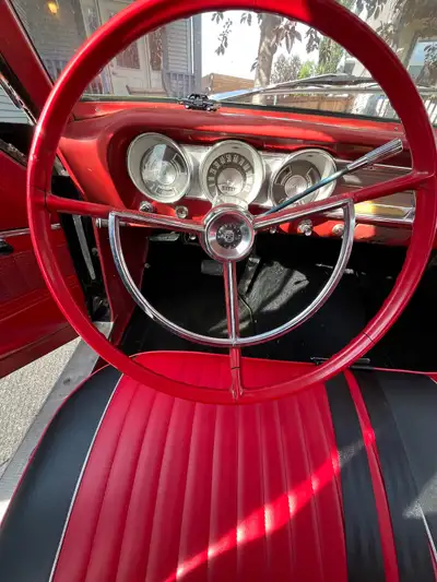 1963 Ford Fairlane 500 Seats professionally redone this spring, new carpet and added seat belts. Car...